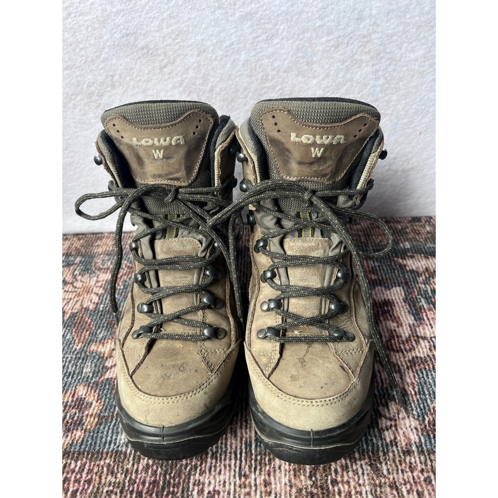 Lowa Renegade GTX Mid Ws Hiking Boots Brown Gore-Tex Vibram Womens 8 310968-0925